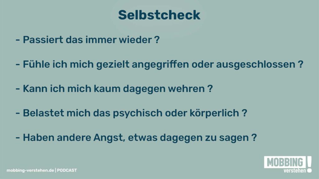 einfacher Selbstcheck